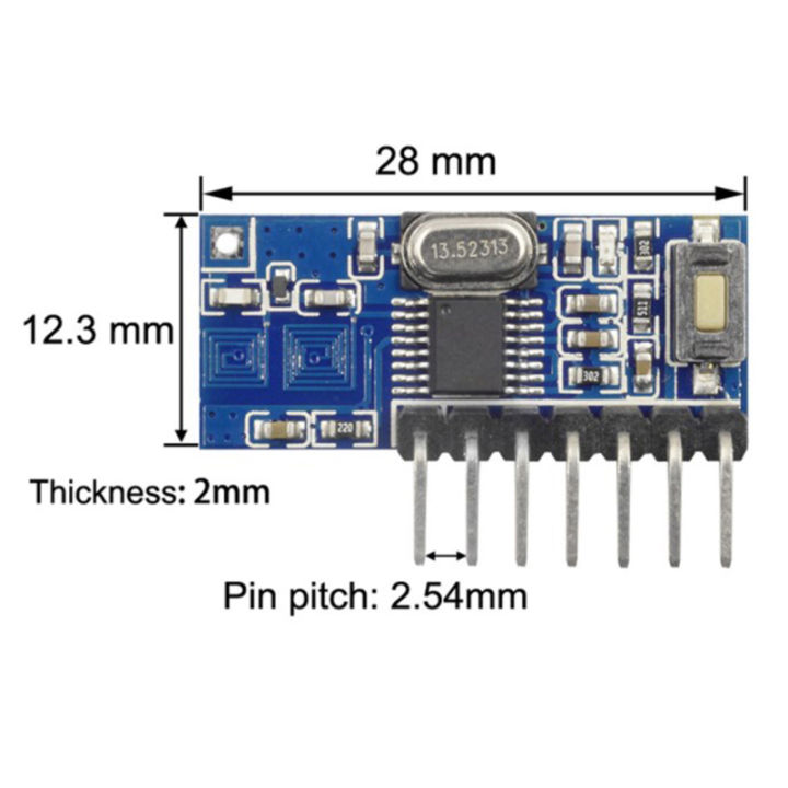 fuchin-รีโมทคอนโทรล433-92mhz-โมดูลรับสัญญาณถอดรหัสไร้สายโมดูลถอดรหัส1527รีโมทคอนโทรล