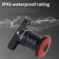 Aluminum Bike Rear Light IPx6 Waterproof LED Charging Bicycle Smart Auto Brake Sensing Light Taillight Light Bike Accessories