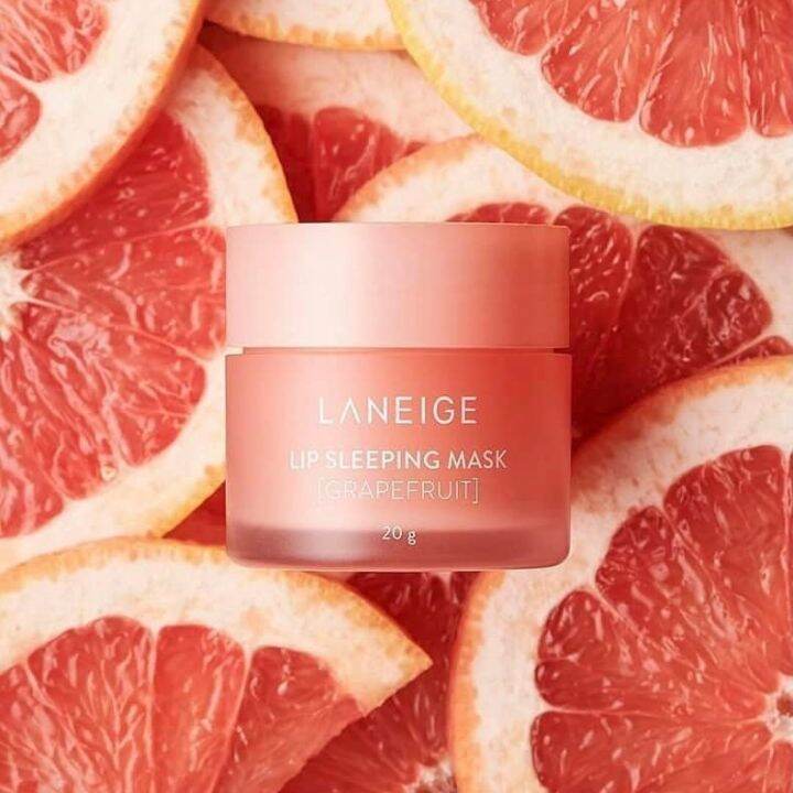 best-seller-ของแท้-รุ่นใหม่-laneige-lip-sleeping-mask-20g-grapefruit-ให้การบำรุงเหนือกว่าลิปบาล์มทั่วไป