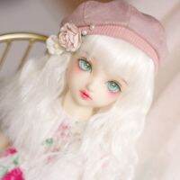 วิกผมวิกผม Sd สีขาวลอน Bjd 1/6 1/4 1/3 1/8สำหรับ Bjd วิกผมตุ๊กตา