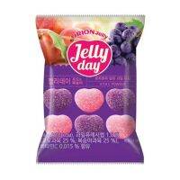 orion jellyday grape and peach เจลลี่เกาหลี รสองุ่นและพีช 젤리데이포도복숭아 63g