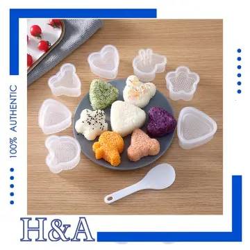 1Set Plastic Round Shape Sushi Mold DIY Rice Ball Press Mould Lunch Bento  Maker Japanese Style Creative Cooking Tools Kitchen