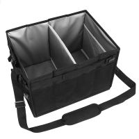 Grill and Picnic Caddy, Equipped with Paper Towel Holder, Condiments, Barbecue Utensils, Plate, Easy Carry Griddle