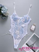 COD DSFGERTERYII DEMQ-Women´s Lingerie Set Sexy Lace Embroidery Print Bodysuit One-piece Suit for Honeymoon Wedding Anniversaries