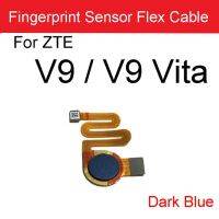 บ้านลายนิ้วมือบนสายเคเบิ้ลยืดหยุ่นสำหรับ Zte V8 V9 / V9 Vita กลับบ้านเมนูกุญแจอะไหล่ซ่อมเฟล็กซ์ริบบอน