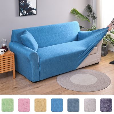 ♨✸■ 1/2/3/4 Seats string print Couch Cover stretch Corner Sofa Covers L Shaped Sofa Slip Cover Protector Bench Cover thin fabric