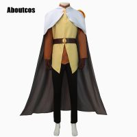 Aboutcos Anime The Owl House 3 TOH Luz Hunter Cosplay Costume Hunter Cloak Outfit The Golden Guard Costume Cloak Halloween Suit