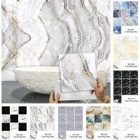 29 Styles Marble Texture Tiles Sticker Kitchen Wardrobe Bathroom Home Decor Peel &amp; Stick Crystal Hard Film Thicken Wall Decals Wall Stickers Decals