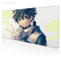 Anime My Hero Academia Deku Mouse Pad Gamer XL Home Custom HD Mousepad XXL keyboard pad Soft Carpet Natural Rubber Mouse Mat