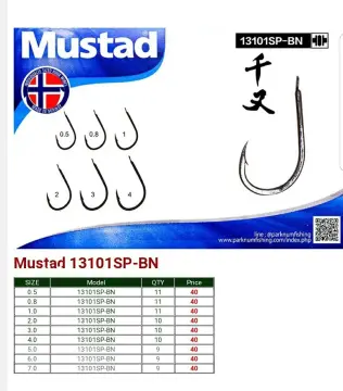 เบ็ด MUSTAD 2335/1 หน้าตรงก้นห่วง เบ็ดตกปลาชนิดนี้เหมาะสำหรับ