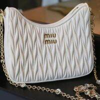 2023 MIUMIUˉNew Academy Style High Beauty Rhinestone Crossbody Bag Chain Shoulder Bag