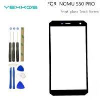 100 Baru Asal dan S50 PRO หน้าจอสัมผัสกระจกหน้าประกอบ Digitizer สำหรับ S50 NUK PRO Kaca Depan Menggantikan