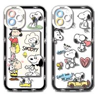 [สินค้าใหม่ในสต็อก] น่ารัก Snoopy สุนัขกรณีซิลิโคนอ่อนนุ่มสำหรับ iPhone 14 Pro Max 13 12 11 Pro Max มินิ XR XS X 8 7 6 6วินาทีบวก SE 2020ล้าง Silm ปก