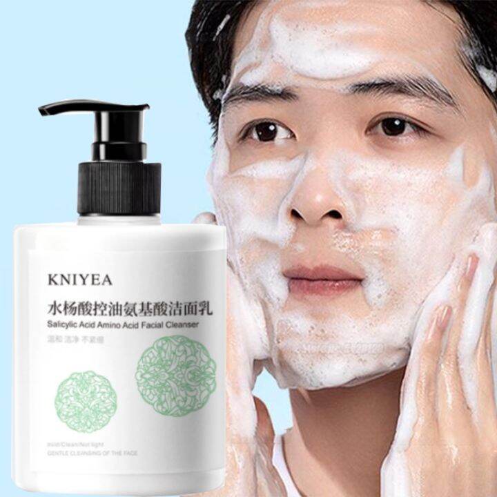 500ml Salicylic Acid Amino Acid Facial Cleanser Daily Gentle Cleansing ...