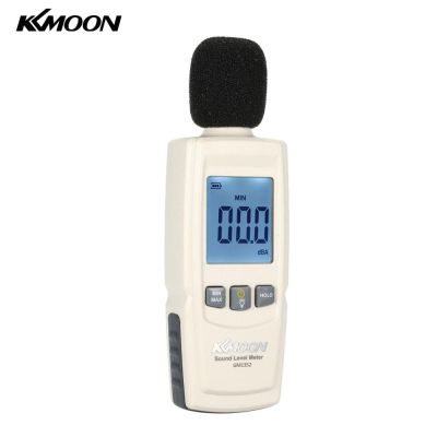 Kkmoon จอแอลซีดีดิจิตอลเครื่องวัดระดับเสียงปริมาณเสียงเครื่องมือวัดเดซิเบลการตรวจสอบทดสอบ 30-130db