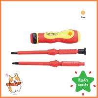 ไขควงกันไฟ ถอดหัวได้ HANBONINTERCHANGEABLE INSULATED SCREWDRIVER SET HANBON **จัดส่งด่วนทั่วประเทศ**