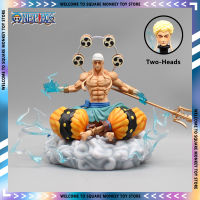 23cm One Piece Enel Figure Skye Piya El Anime Figures Gk Figurine Child Model Doll Collectible Room Decoration Toy Gifts