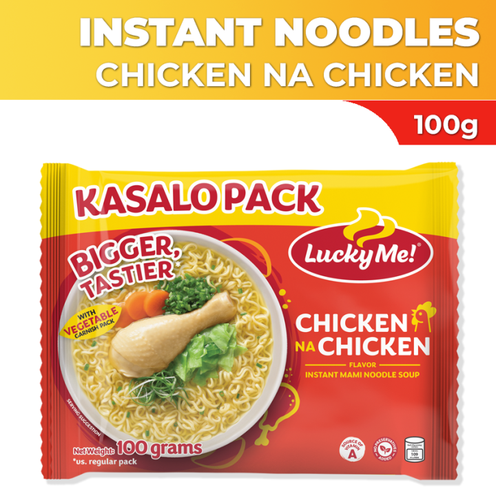 Lucky Me Instant Noodles Chicken Na Chicken Kasalo Pack G Lazada Ph