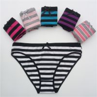 cotton panties Girl Briefs Ms. cotton underwear bikini underwear Ladies Briefs  5 Pcs/set