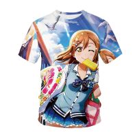 Kawaii Japanese Anime Printing T Shirt Men Tops Summer Casual Tee Fashion Oversized Women Clothing Cool Girl Kids ACG Hentai Tee