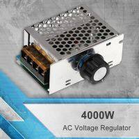 AC 220V 4000W SCR Voltage Regulator Electric Voltage Regulator Controller Module for Home/Industrial Enterprises Electrical Circuitry  Parts