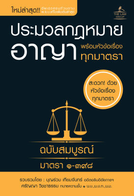 (INSPAL) หนังสือ ประมวลกฎหมายอาญา พร้อมหัวข้อเรื่องทุกมาตรา ฉบับสมบูรณ์