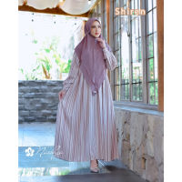 Gamis SET ผ้าคลุมหน้า POLOS FRIENDLY