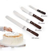 1PC 4/6/8/10 Inch Spatula Icing Frosting Knife Smoother Pastry Decoration Tools