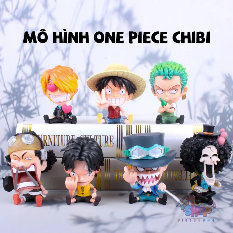 Mô hình One Piece Chibi: Những mô hình One Piece Chibi đang làm mưa làm gió trong cộng đồng fan hâm mộ. Những chiếc mô hình được thiết kế độc đáo và tinh tế, tạo nên sự dễ thương và hài hước của các nhân vật. Với chất liệu chắc chắn và độ bền cao, bạn có thể tận hưởng giờ giải trí bằng cách sưu tập và trưng bày những mô hình One Piece Chibi tốt nhất.