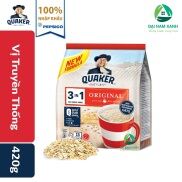 HOT DEAL Thức Uống Yến Mạch Quaker 3in1 Vị Truyền Thống Và Các Vị Khác