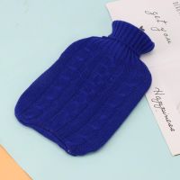 Useful Knitting Cover Eco friendly Easy to Clean Solid Color Hot Water Bag Jacket for Daily Life