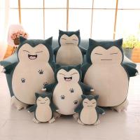 【CW】30-80cm Pokemon Anime Kawaii Stuffed Toys Snorlax Super Huge Soft Plush Doll Cute Bear Big Size Pillow Room Decor Children Gift