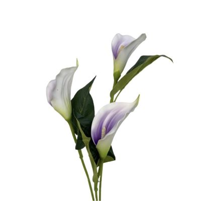 ดอกคาร่า ก้านยาว 3ดอก เนื้อโฟมนิ่ม คาร่าปลอม ดอกไม้ประดิษฐ์ คาลล่า ลิลลี่ ดอกคาร์ล่า ดอกไม้ปลอม