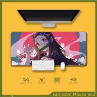 Nezuko Mousepad Extension แผ่นรองเมาส์น่ารัก 700x300 แผ่นรองเมาส์เกมมิ่งขนาดใหญ่