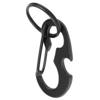 ปีนเขากลางแจ้ง Carabiner ที่เปิดขวดหัวเข็มขัดพวงกุญแจแหวน EDC เครื่องมือ