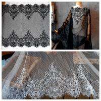 3meters long 70cm wide soft lace fabric diy clothing sleeves skirts curtains tablecloths decorative fabrics