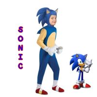 7C263 ชุดเด็ก ชุดโซนิค โซนิค เม่นสายฟ้า Children Sonic the Hedgehog Costumes