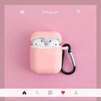 เคสสำหรับ Airpods Apple เคสป้องกันหูฟังบลูทูธไร้สายพร้อมกล่องชาร์จไฟแบบสัมผัสเรียบและเบา