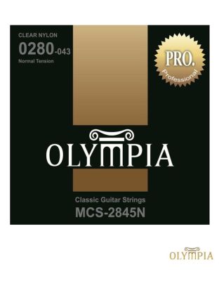 Olympia  MCS-2845N สายกีตาร์คลาสสิค แบบ Clear Nylon ซีรี่ย์ PRO ของแท้ 100% (Normal Tension, 0.0280 - 0.043)