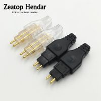 ™✜ 1Pair Earphone Adapter Pin Gold Plated DIY Plug for HD414 HD565 HD580 HD600 HD650 Headphone Mini Jack Connector