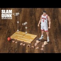 In Stock Now Dasin Model Kit Slam Dunk Shohoku Basketball Akagi White Ver PVC Action Figure Anime Toys Assembly Gifs Dolls