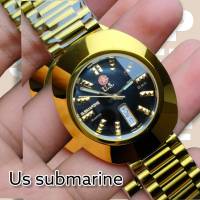 นาฬิกาข้อมือแฟชั่น นาฬิกาข้อมือแบรนด์ Us submarineสีดำ black นาฬิกาข้อมือหรู นาฬิกาข้อมือผู้ชาย new