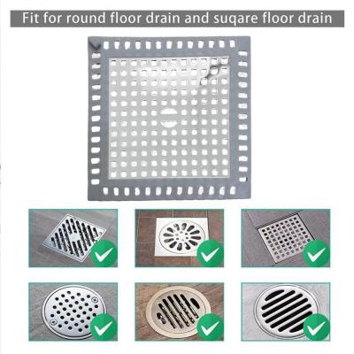 Stainless Steel Square Floor Drains Net Cover Drain Stopper Bathroom Hole Catcher Kitchen Shower Hardware Filter Accessorie Z9N8  by Hs2023
