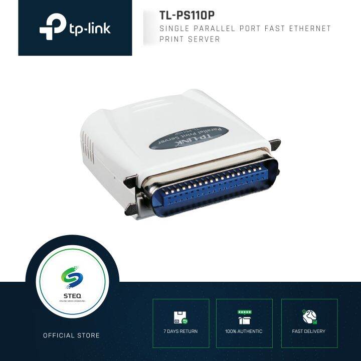 STEQ TPLink TLPS110P Single Parallel Port Fast Print Server