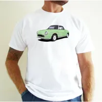 การพิมพ์พิเศษใหม่ Nissan Figaro Car T เสื้อแฟชั่นผู้ชาย TOP