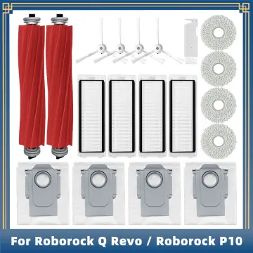 Roborock Q Revo Original Accessories Parts Main Side Brush Mop Filter Dust  Bags