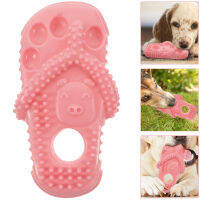 การเล่นลูกสุนัขแบบพกพา Plaything Dental Protective Toy Slipper รูปเคี้ยวของเล่นสัตว์เลี้ยงของเล่น