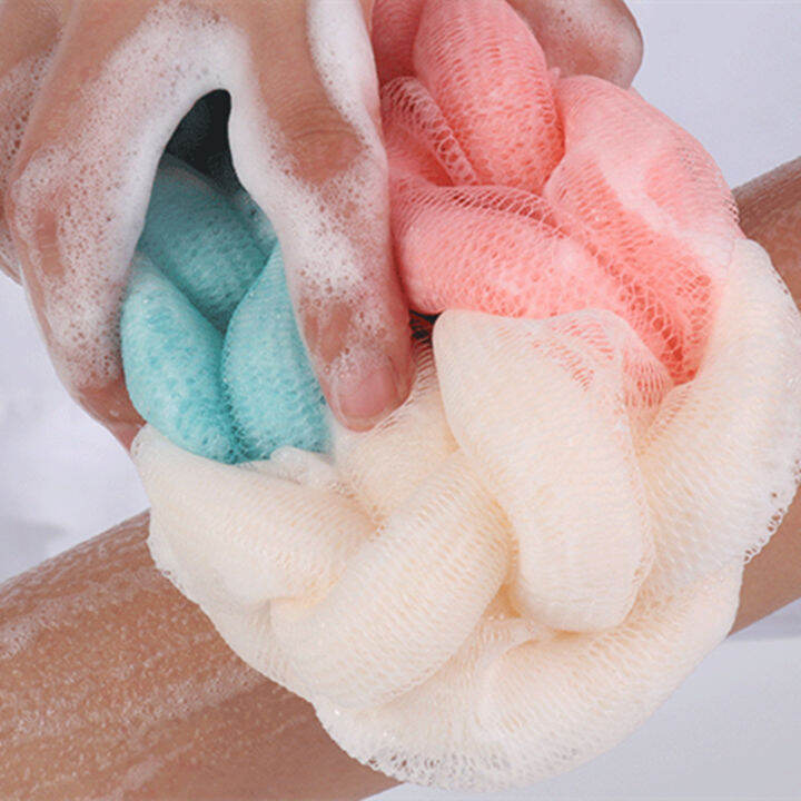 bath-towel-bath-soft-brush-exfoliating-dead-skin-shower-ball-strap-scrubber-sponge-soft-massager-bathroom-accessories