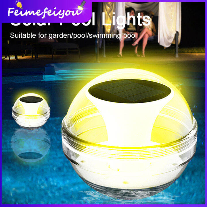 LED Solar Pool Lights Outdoor Waterproof Villa Garden Pond Landscape