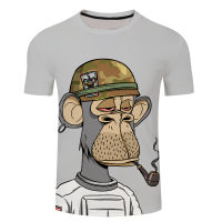 New Curry Avatar Bored Ape Men Women Oversized T-shirt Summer Fashion Casual Kids Boy Girl 3D Novelty Streetwear Hip Hop T Shirt